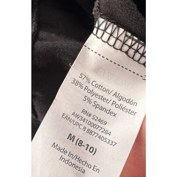 Athletic Works Medium 8-10 Black Pants Cotton Blend - Picture 4 of 8